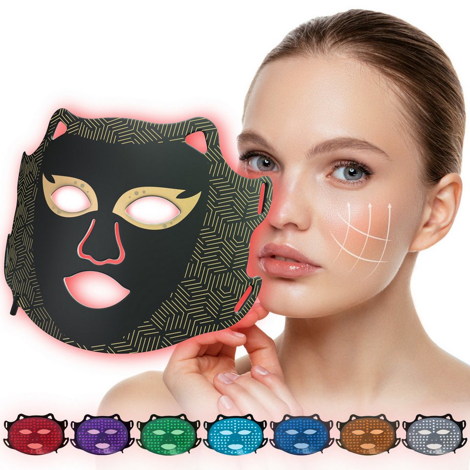 FOSMET 7 Farben LED Gesichtsmaske